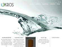 Tablet Screenshot of kros.com.tr