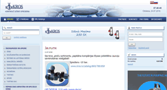 Desktop Screenshot of kros.lv